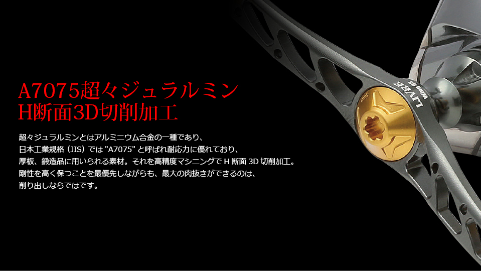 WING 98（ウイング 98）｜スピニングリール｜カスタムリールハンドル