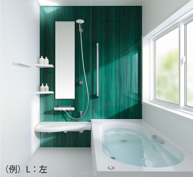 浴室オプション - 管理ナンバーの表示位置 - 【LIXILオンラインショップ】