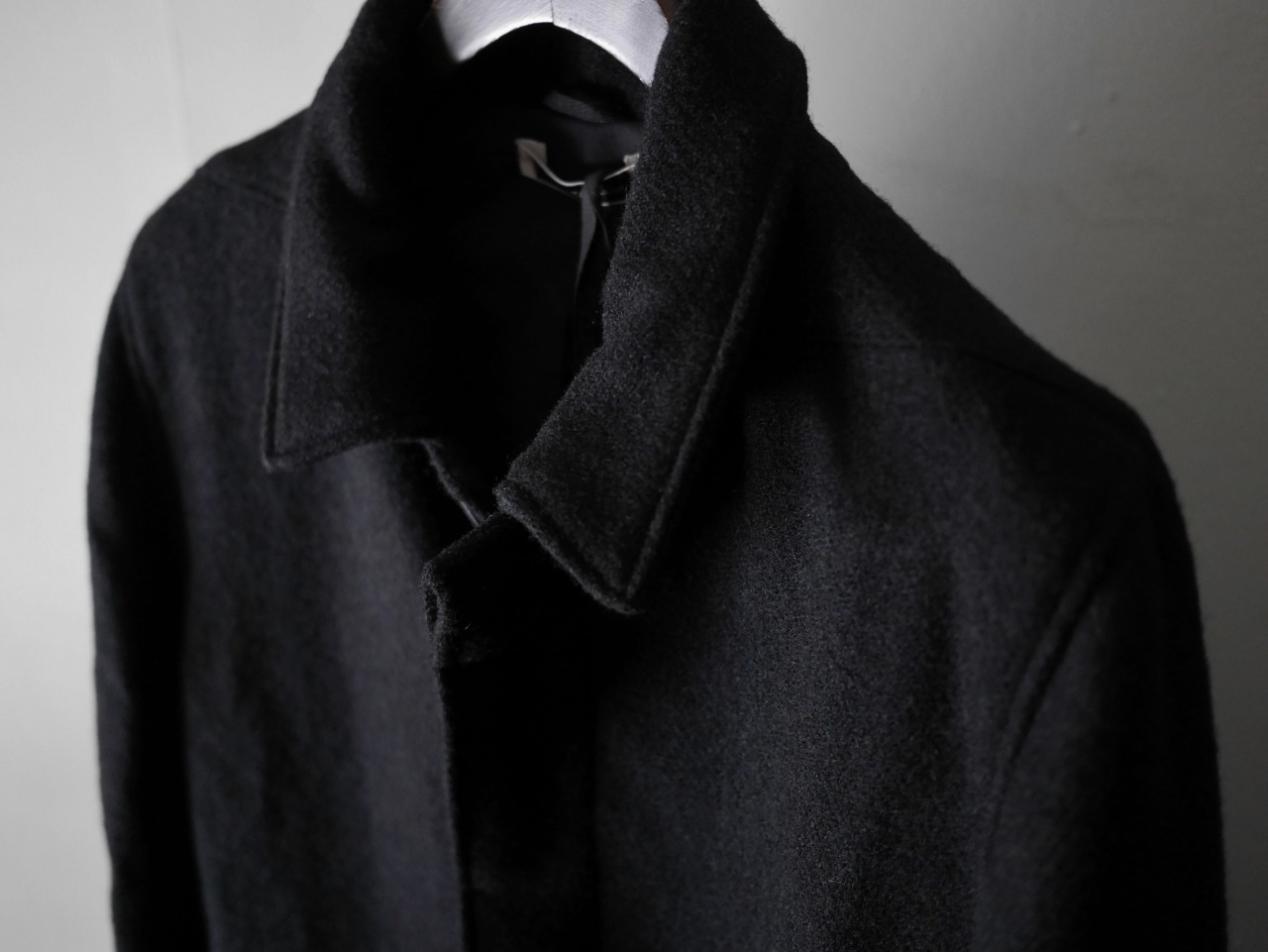 P.R.PATTERSONコートLight Grey × Greyリネンコットン P.R.PATTERSON