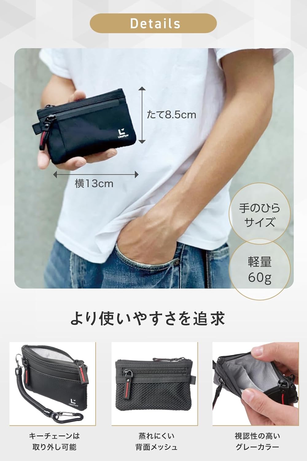 MINISAFE®︎ ミニセフ ミニマム防犯デザイン×スキミング防止 ミニ 財布