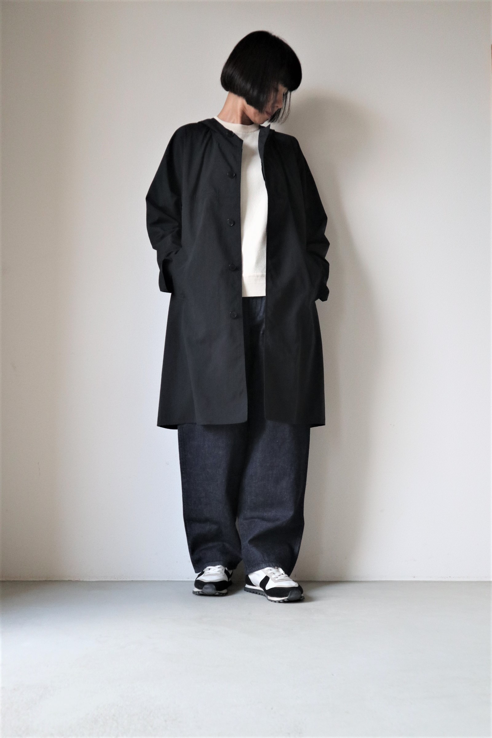 YAECA通販 ヤエカ取扱店 YAECA/NYLONフーデッドレインコート