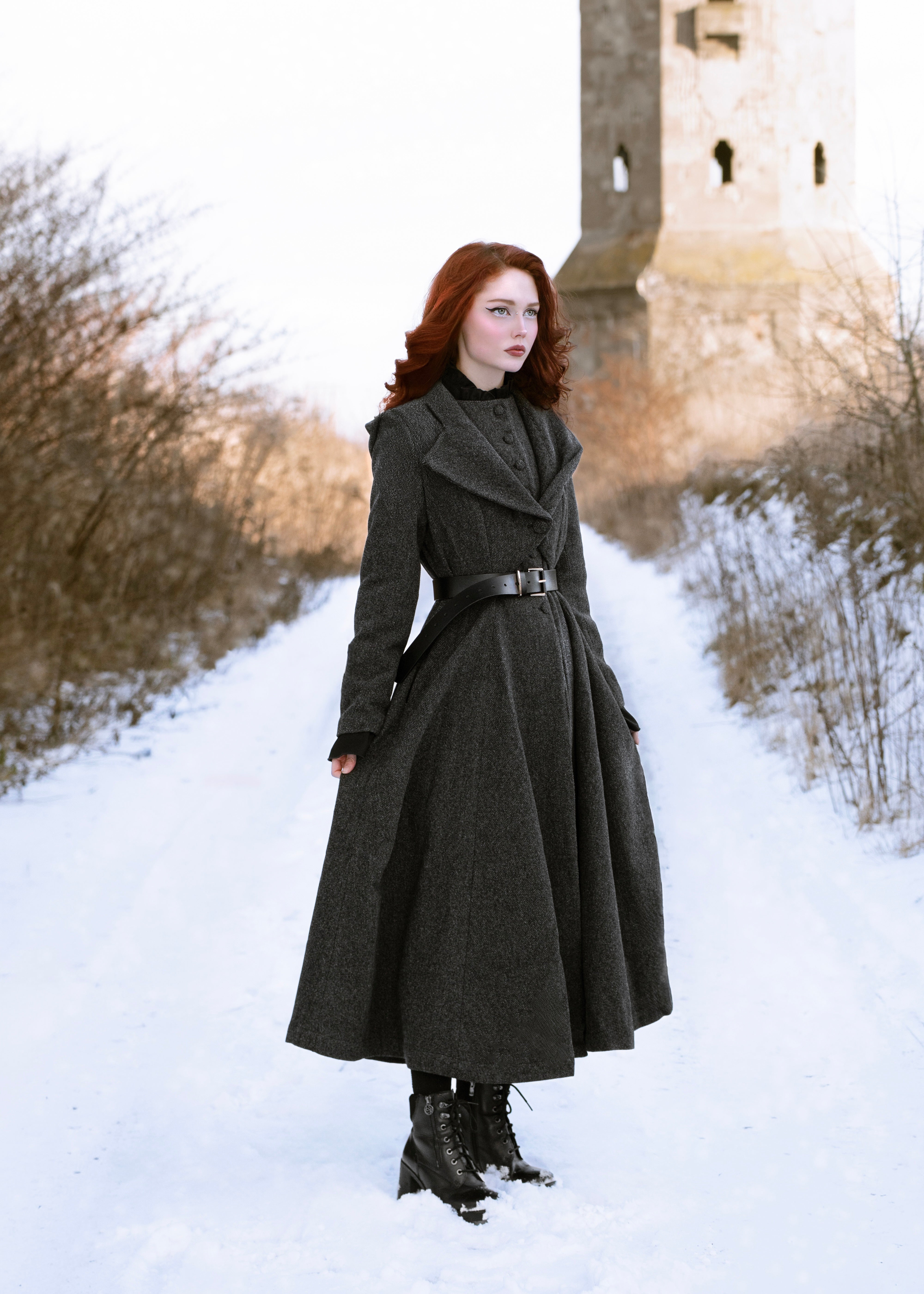 Gemma 17 | 100% wool victorian coat – Linennaive
