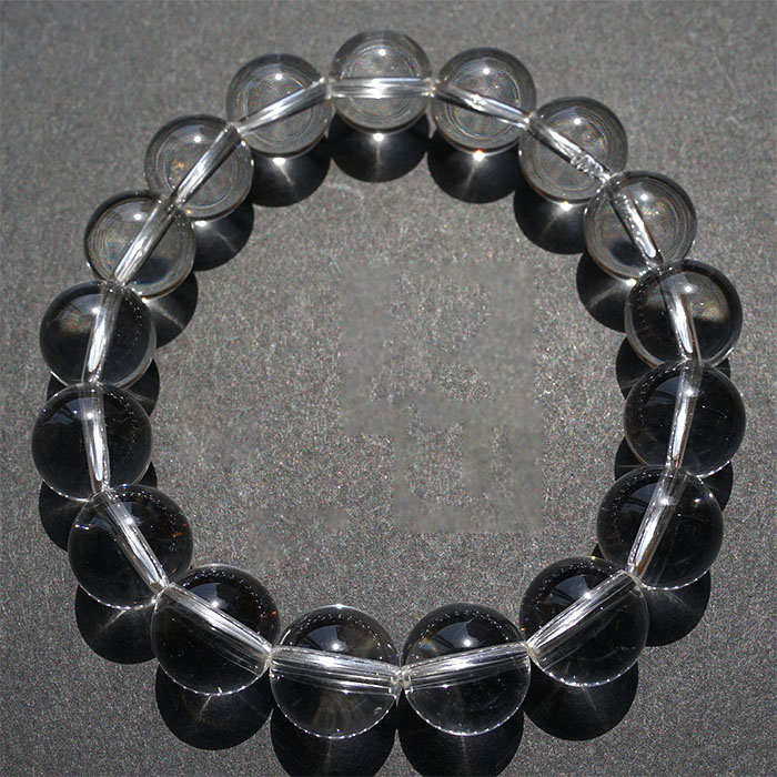 ◆希少◆山梨産水晶ブレス◆ 山梨県 八幡山鉱山産水晶 八幡山水晶