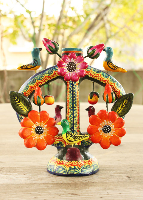 メキシコ 生命の樹 生命の木 ヴィンテージ インテリア雑貨 置物