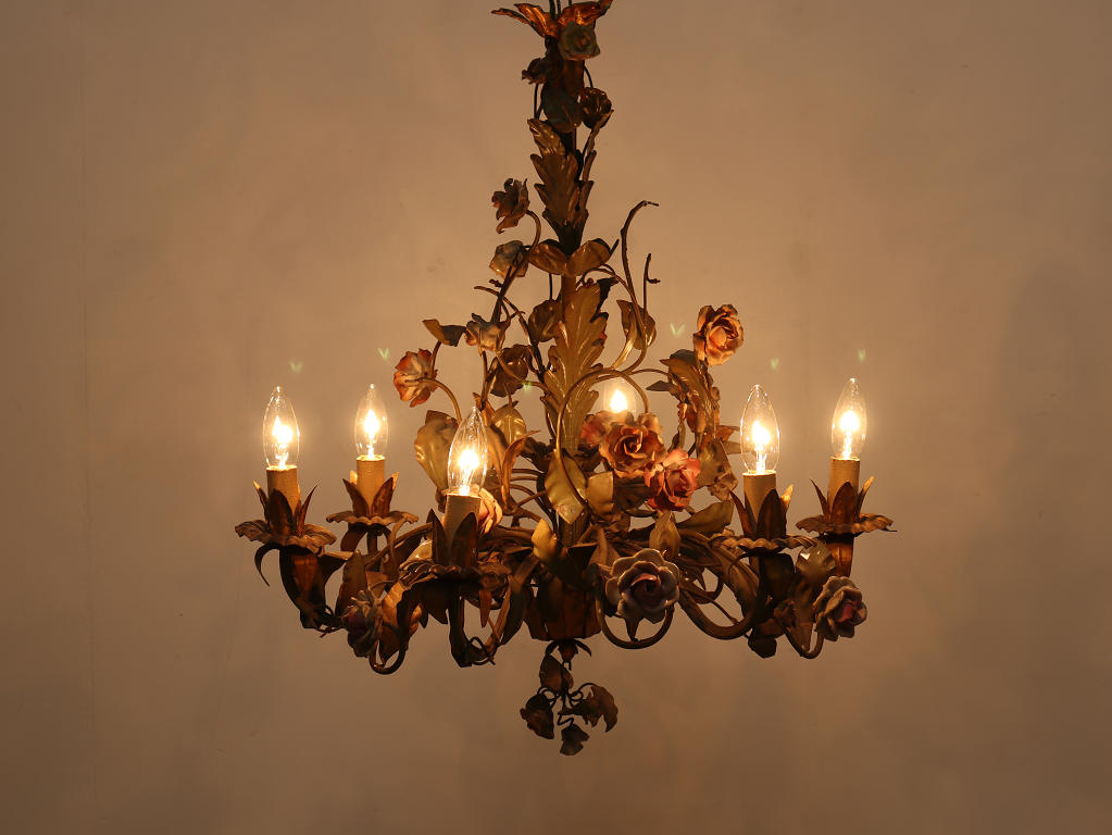フラワーシャンデリア | ロイズ・アンティークス | ヨーロッパの