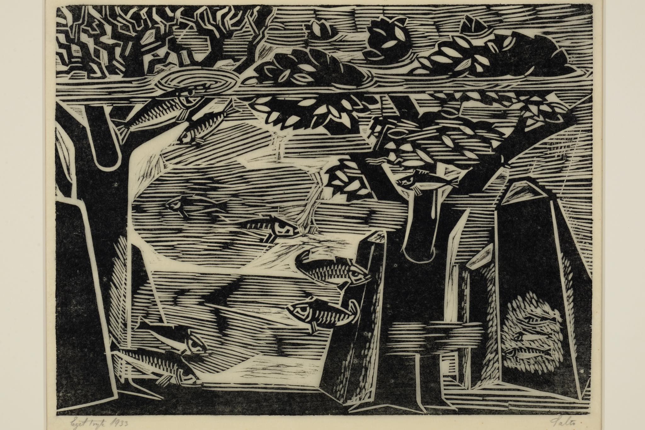 Axel Salto Woodcut work 1933 as06｜Luca Scandinavia | 北欧