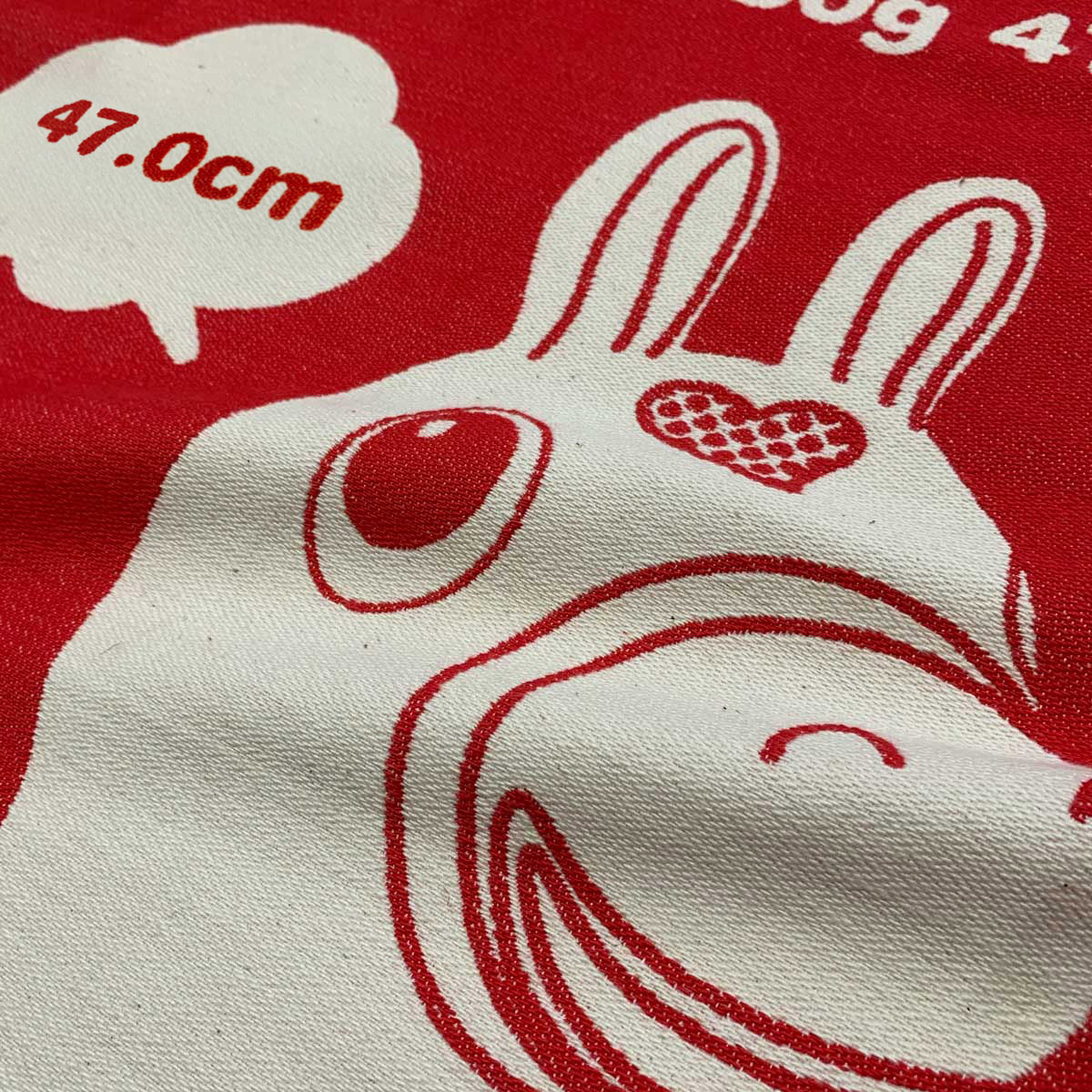 DIESEL】オリジナルロゴ ブランケット（赤白）、専用巾着付き DIESEL