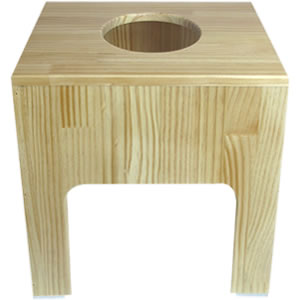 よもぎ蒸し用木製イス マルアイドラッグ