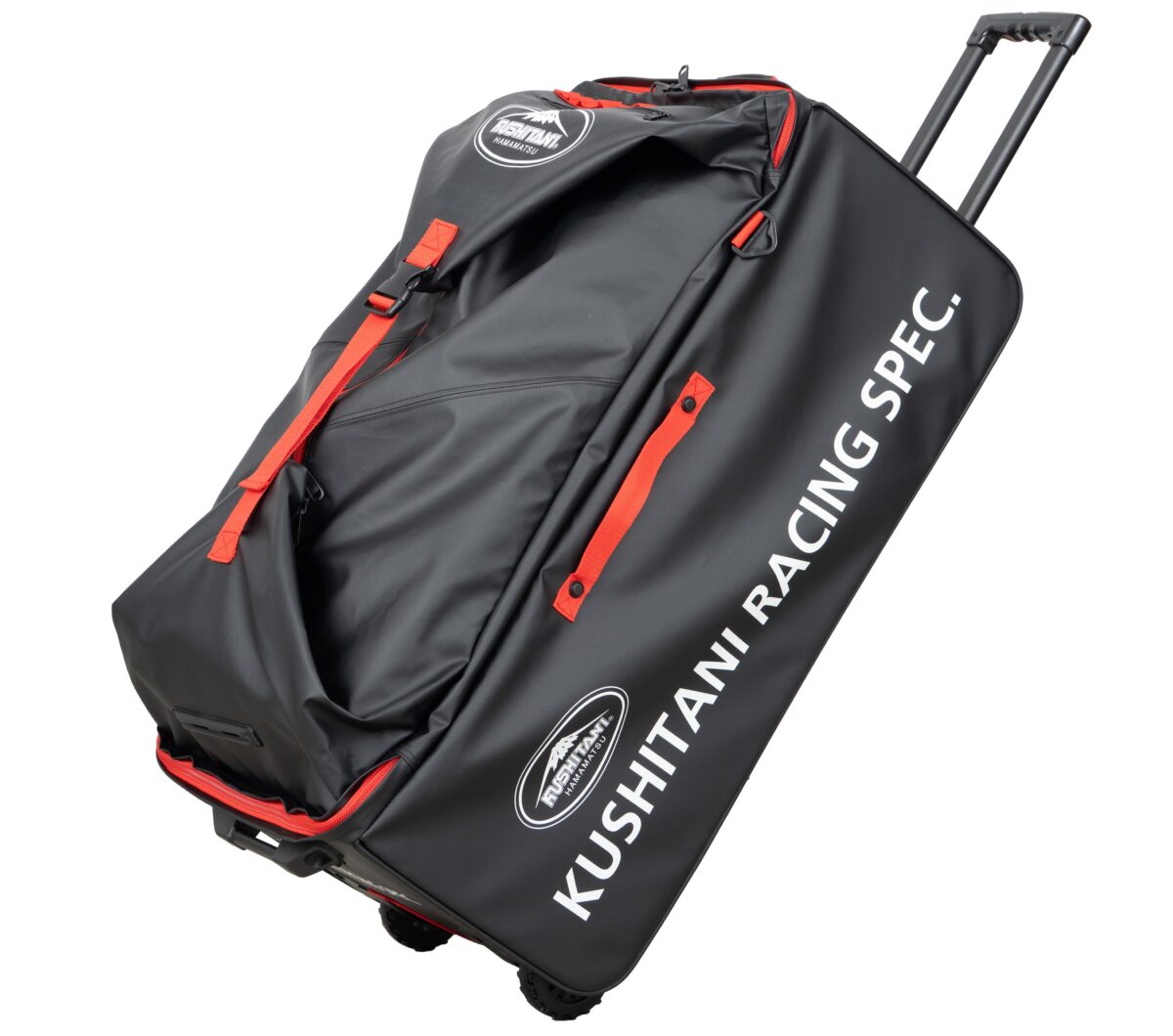 クシタニから大容量キャリー登場 レーシングギアをスマートに収納