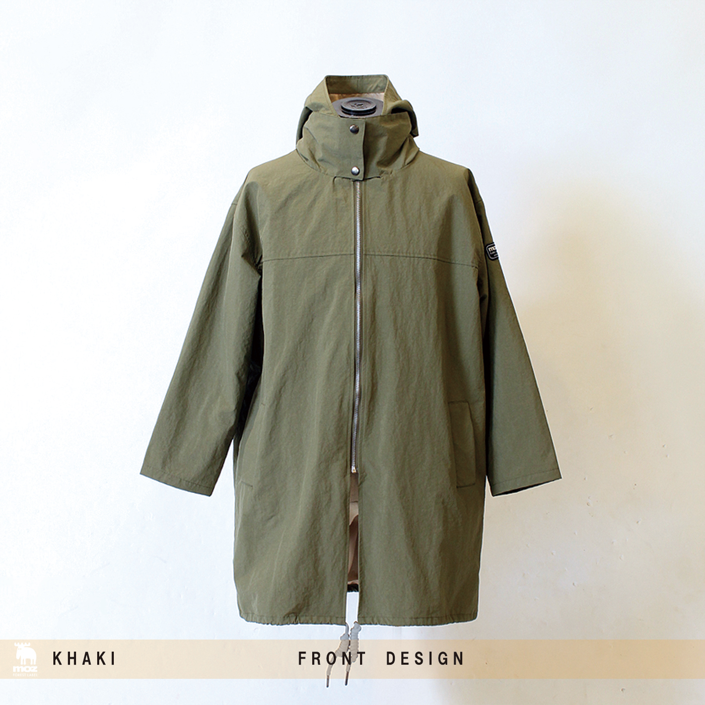 moz FOREST LABEL オーバーサイズマウンテンパーカー