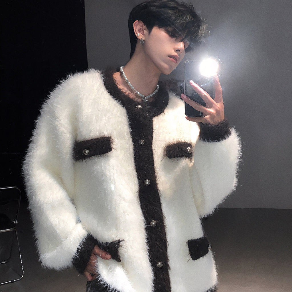 ラグジュアリーミンクカーディガン mf2261【韓国モードファッション】