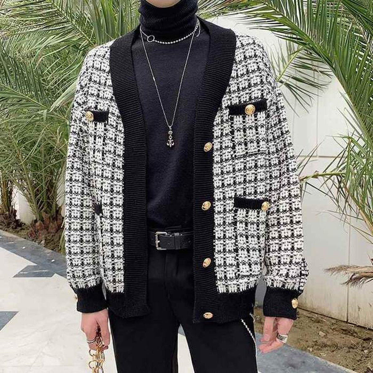 アイドルツイードジャケット mf0279【韓国モードファッション】