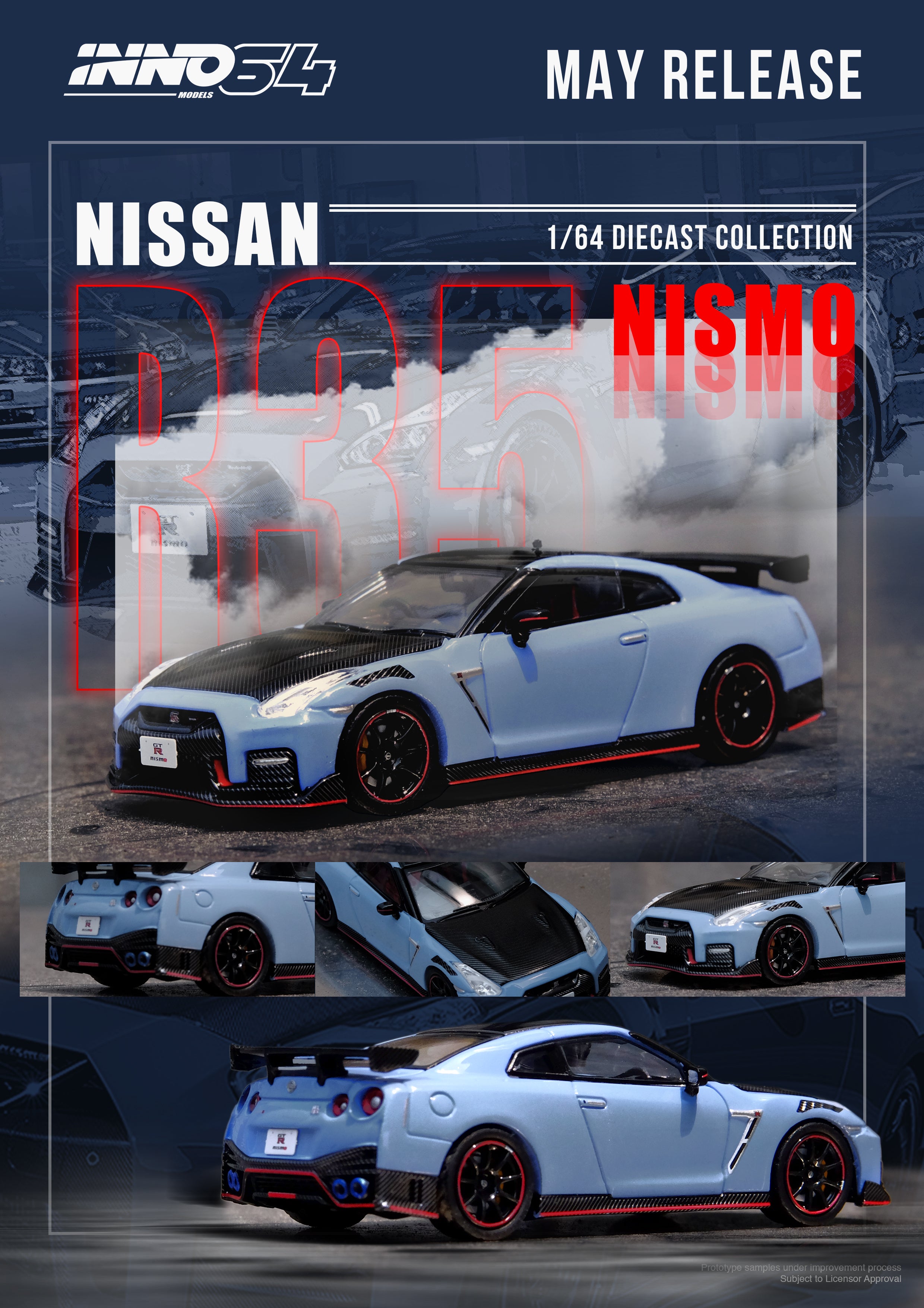 INNO64 1:64 Nissan GT-R (R35) NISMO 2022 Special Edition in