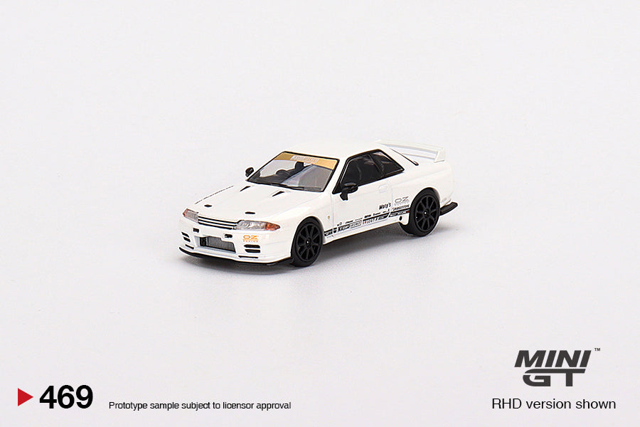 MINIGT 1:64 Nissan Skyline GT-R Top-Secret VR32 in White – Model
