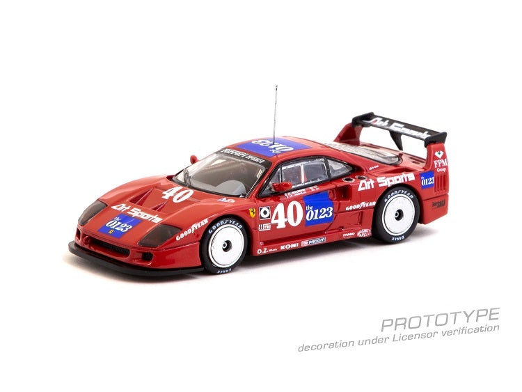 Tarmac Works 1:64 Ferrari F40 LM, Topeka 2 Hours 1990, J.L.