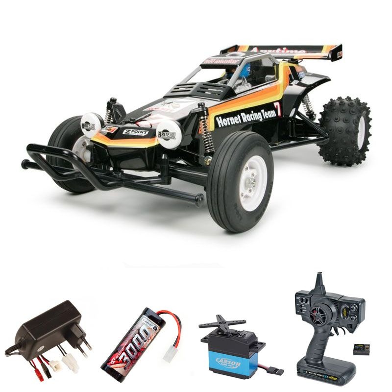 Tamiya 58336SET The Hornet 2004 2WD Buggy LWA 1:10 Bausatz