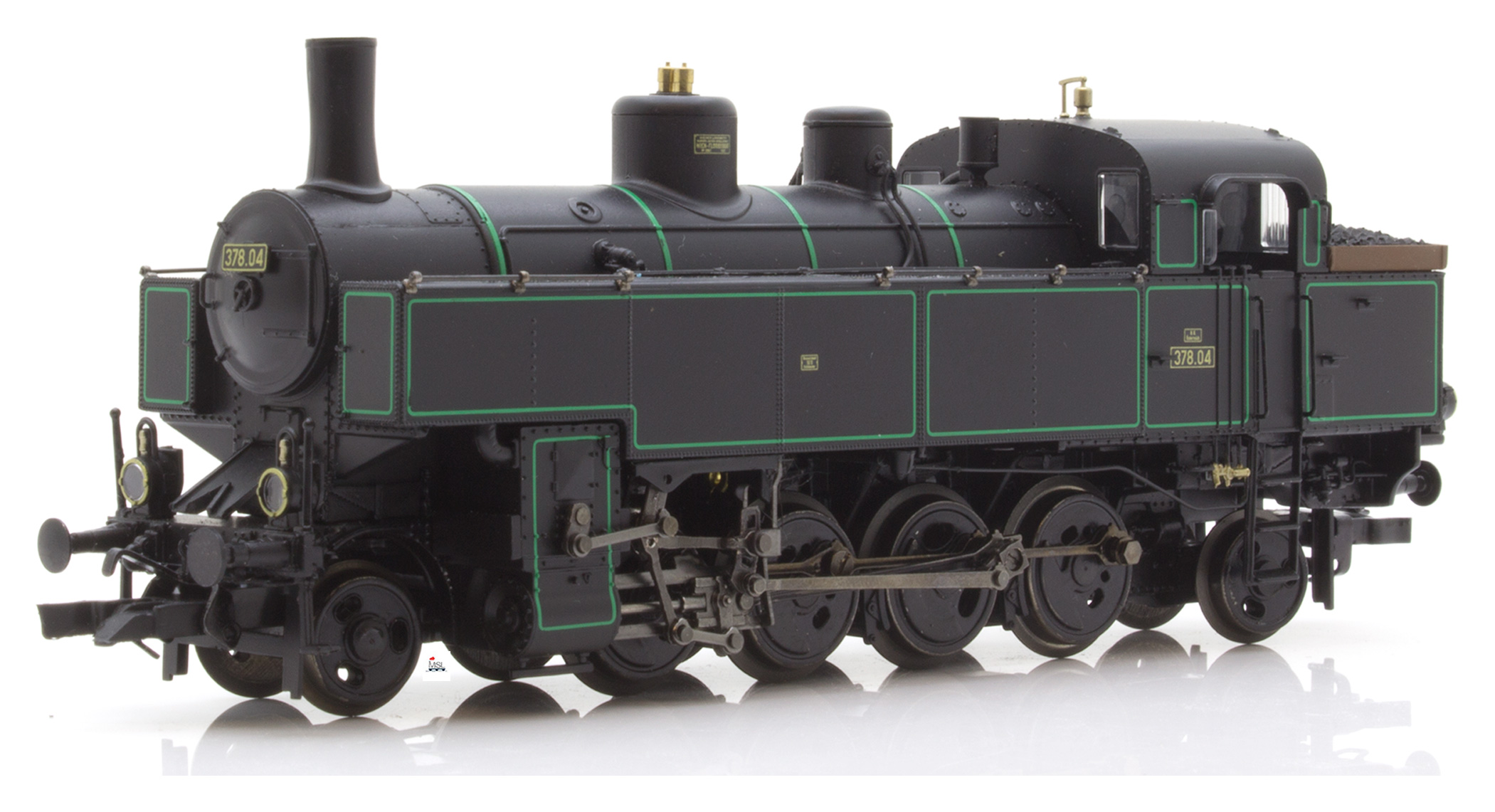 Liliput L131407 鉄道ゲージ H0 蒸気機関車 BBÖ の 378 系、エポック