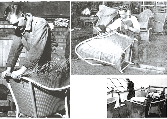 ロイドルーム アームチェア No6011 コンパクト LLOYD LOOM｜問屋卸し