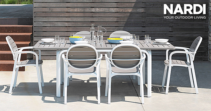 ナルディ アウトドアリビング イタリア おしゃれな ガーデンセット