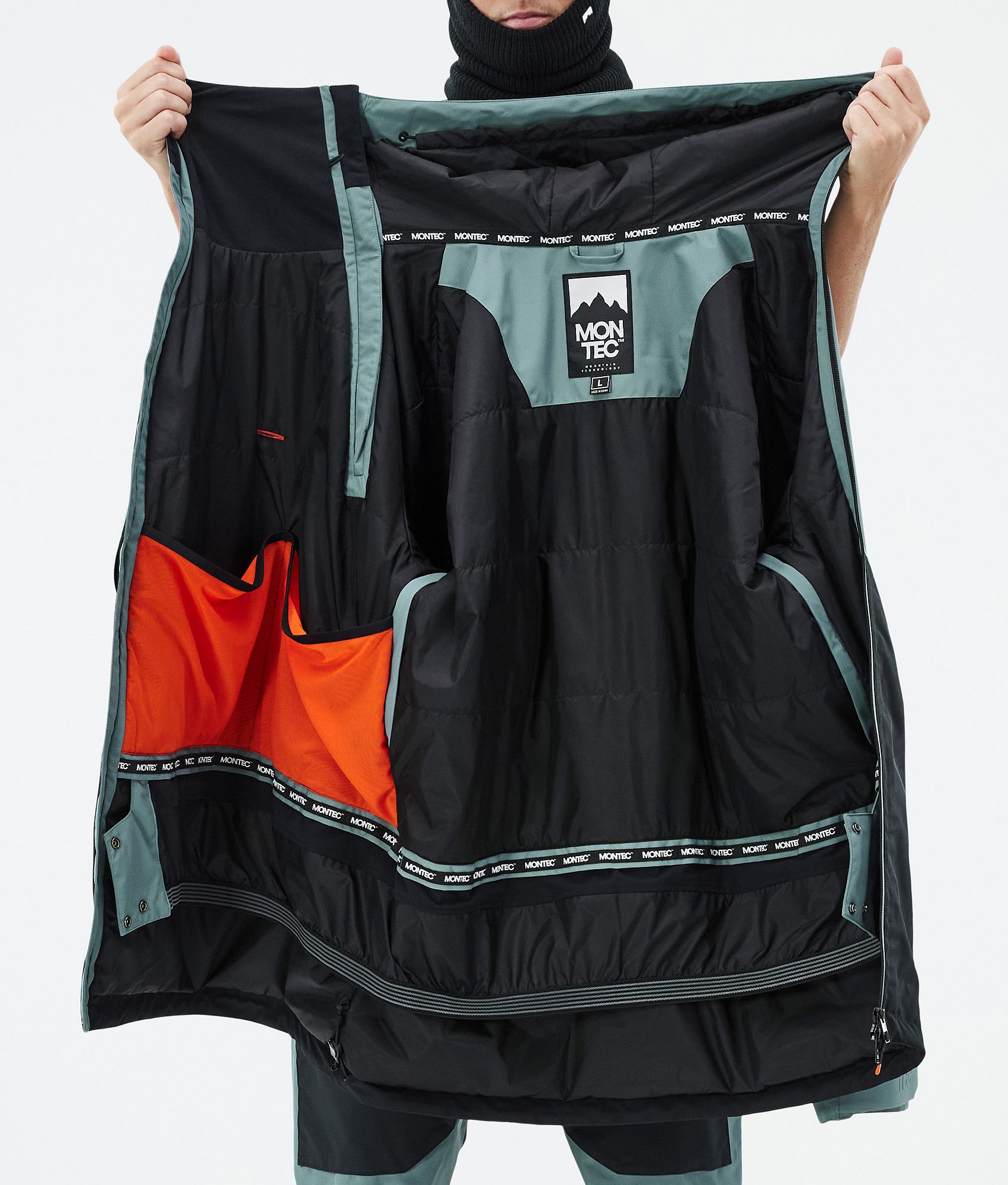 Montec Doom スノーボードジャケット メンズ Atlantic/Black