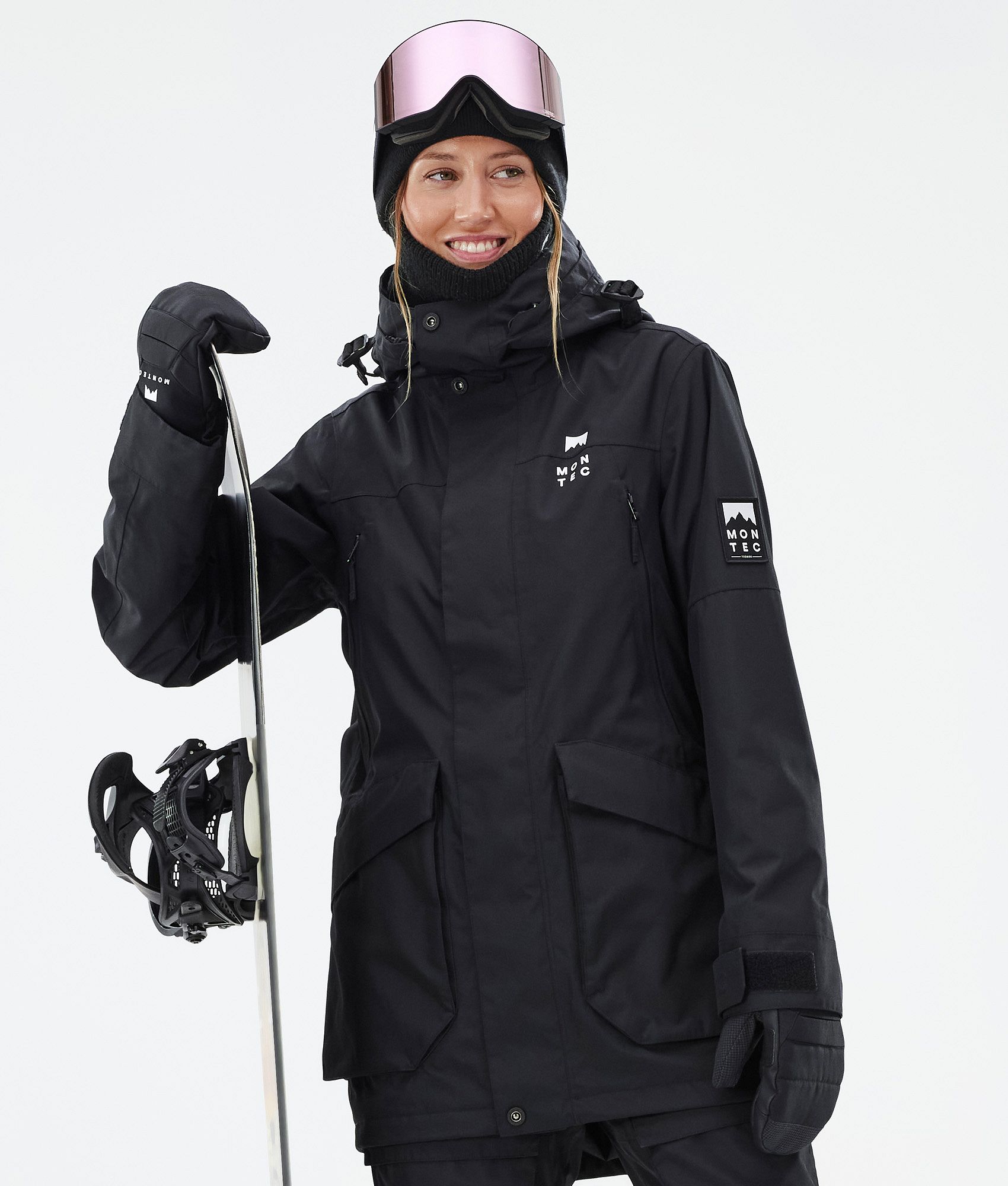 Montec Virago W Snowboard Jacket Women Black | Montecwear CA