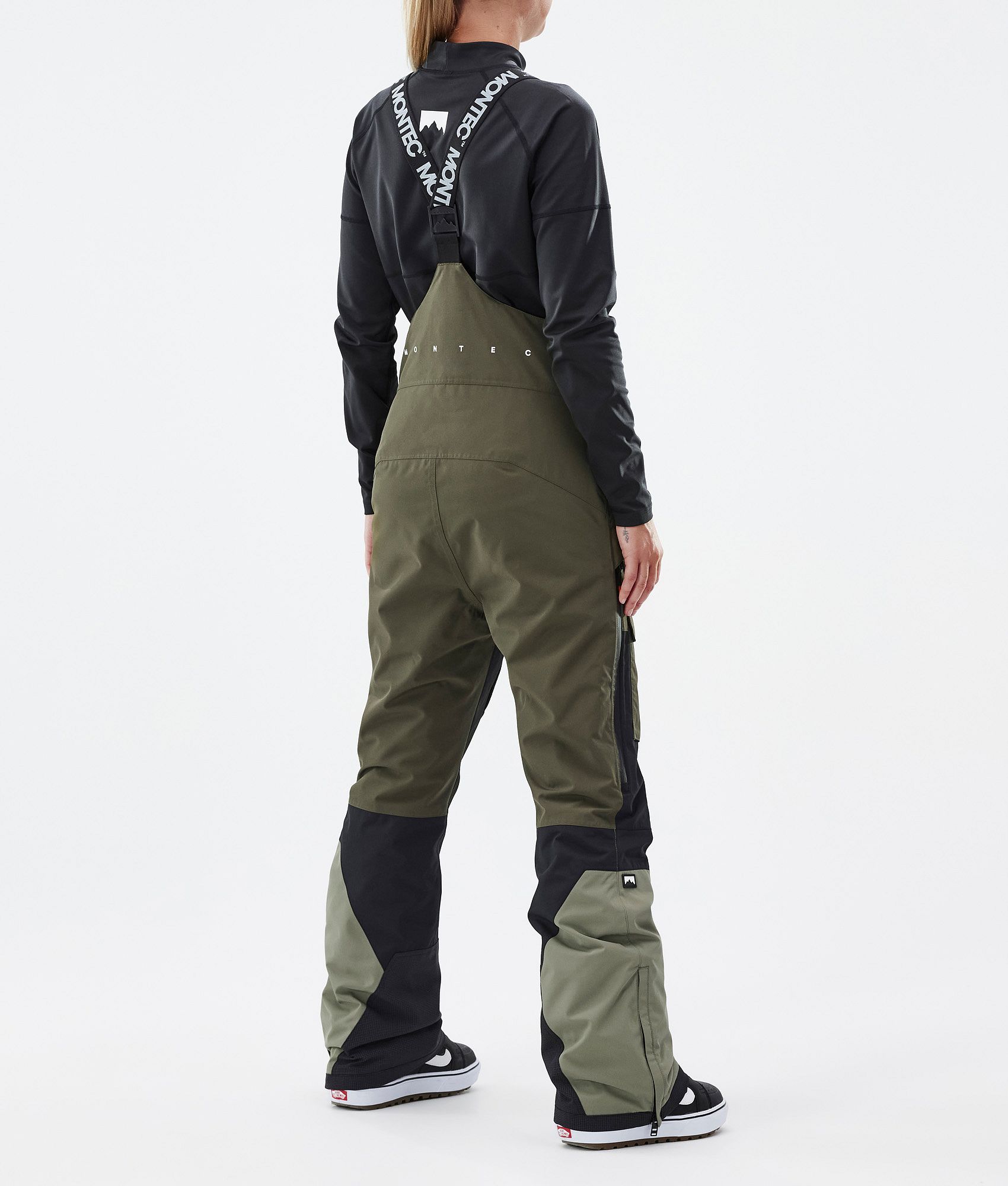 Montec Fawk W Snowboard Pants Women Olive Green/Black/Greenish