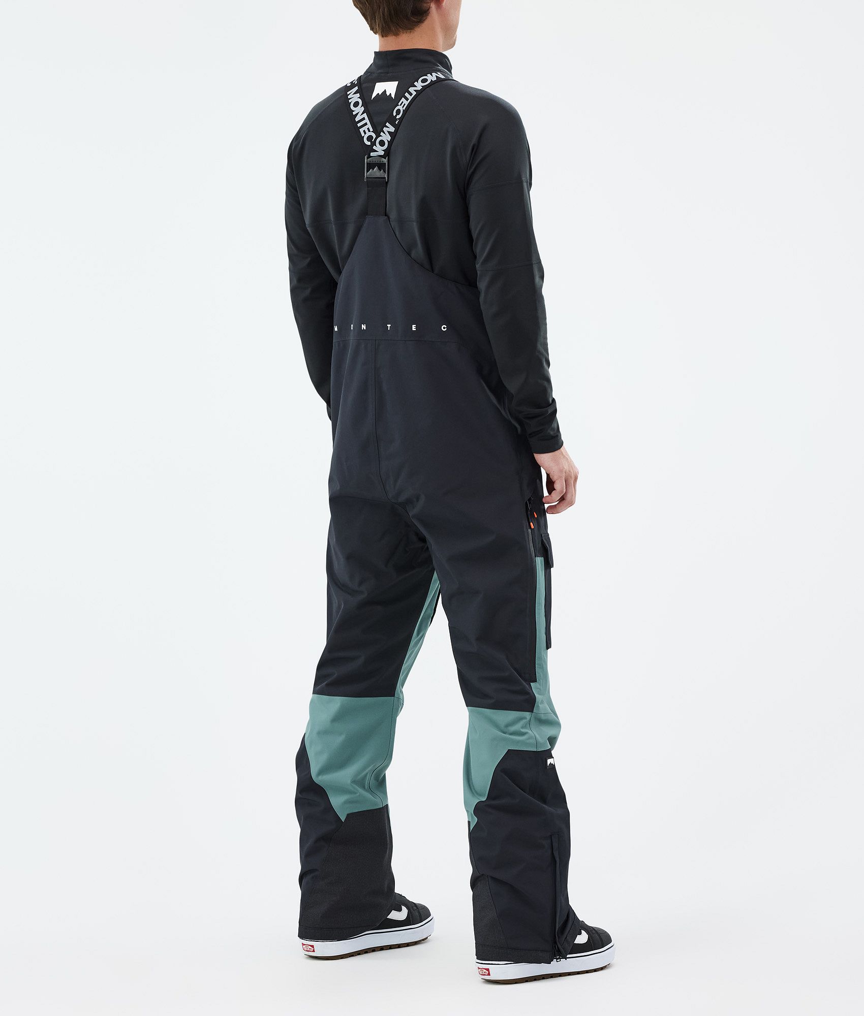 Montec Fawk Snowboard Pants Men Black/Atlantic | Montecwear.com