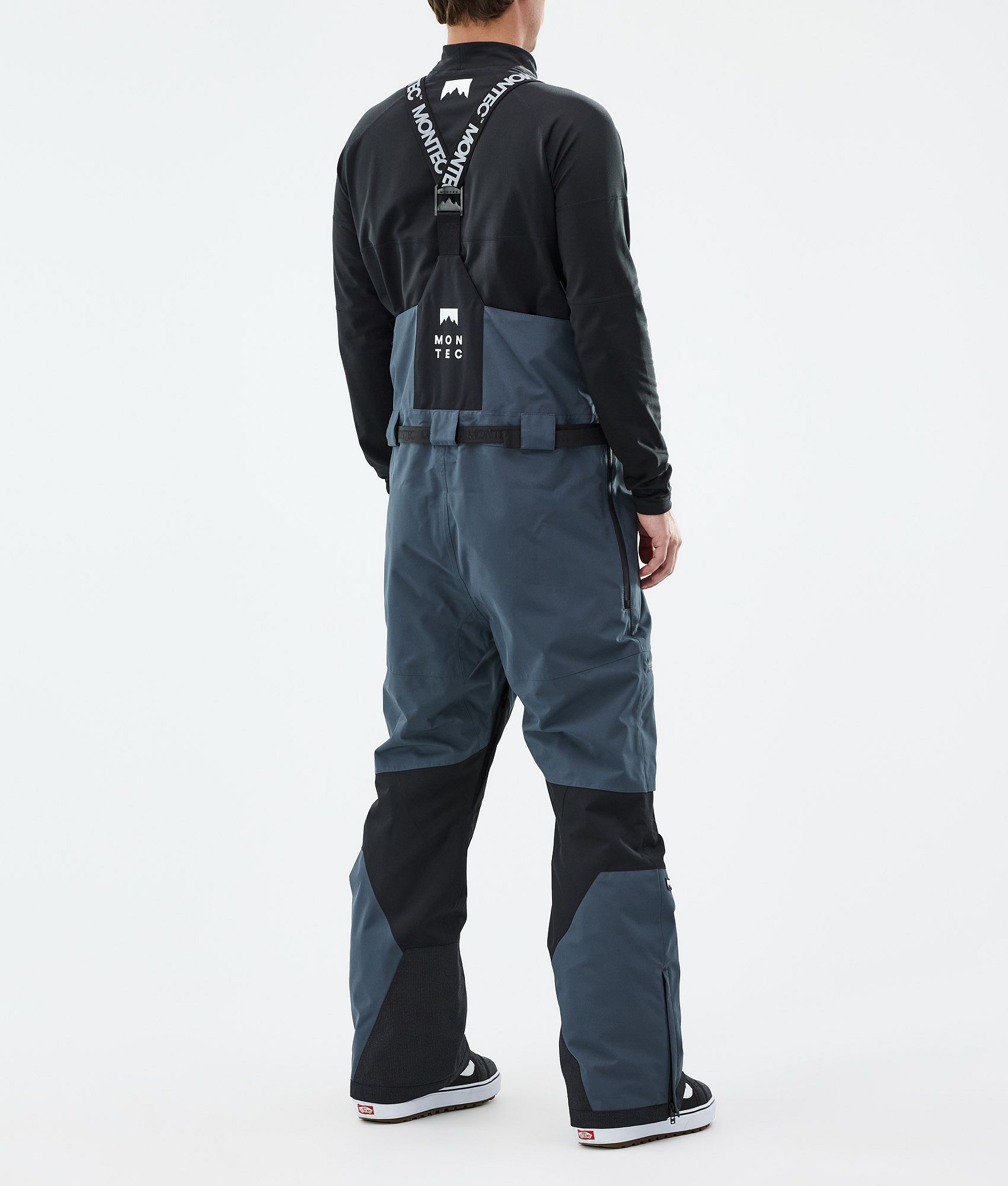 Montec Arch Snowboard Pants Men Metal Blue/Black | Montecwear.com