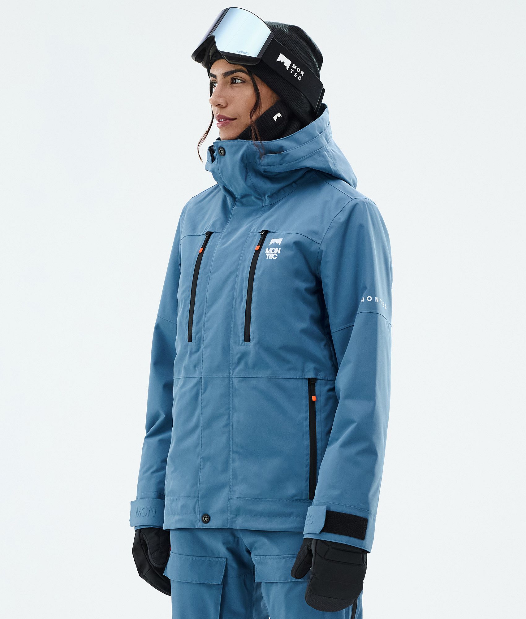 Montec Fawk W Snowboard Jacket Women Blue Steel | Montecwear.com