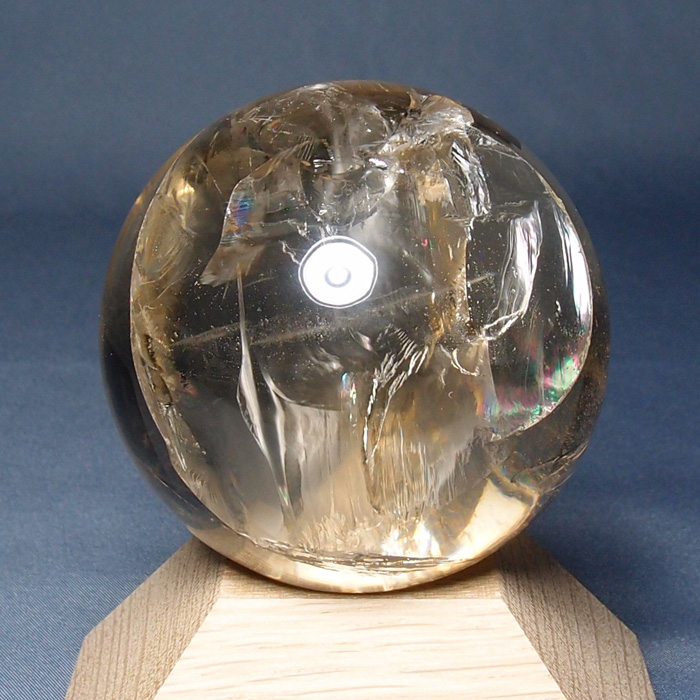 G1244 黄水晶玉（シトリン） 水晶丸玉 水晶天然石専門店ムーン