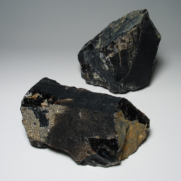 BYS112 山梨県黒平産黒水晶12mm玉ブレスレット 山梨の職人が製作した