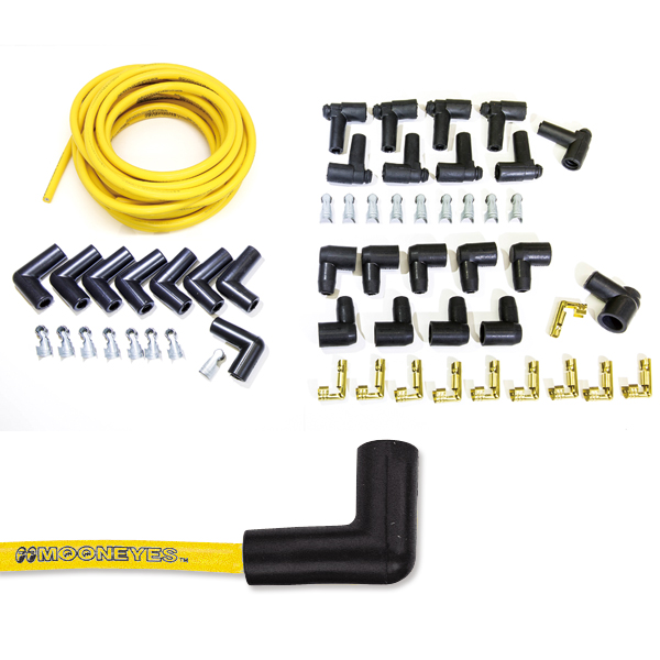 MOON Spark プラグ ワイヤー セット V8 90度 - MOONEYES (Japanese)