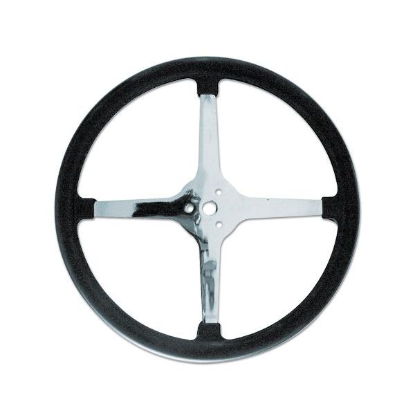 Bell Style Steering Wheel ノーホール 4スポーク 34cm - MOONEYES
