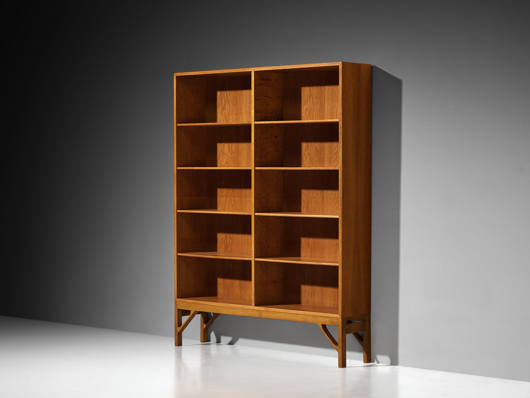 Børge Mogensen Bookcase in Oak with Open Shelving