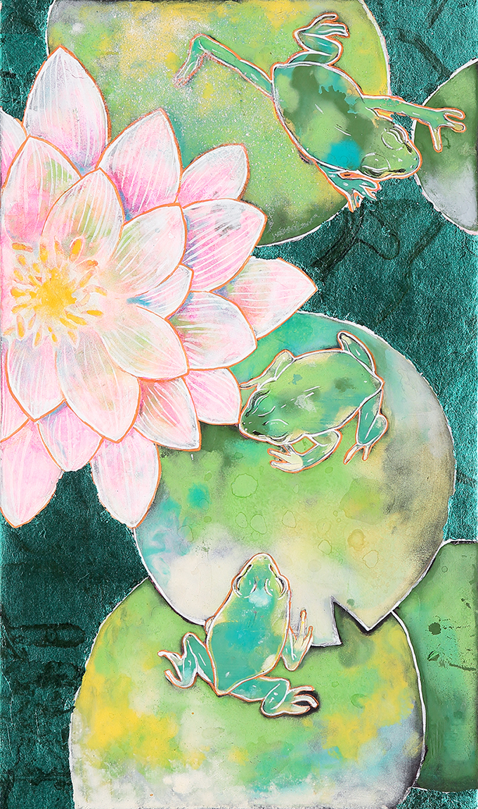 松坂屋名古屋店ART HUB NAGOYA｜鱗艶爛漫 河井眞里枝 日本画展