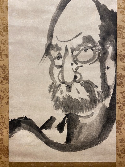 白隠慧鶴 達磨図｜古美術・掛け軸の販売・買取・鑑定-松本松栄堂