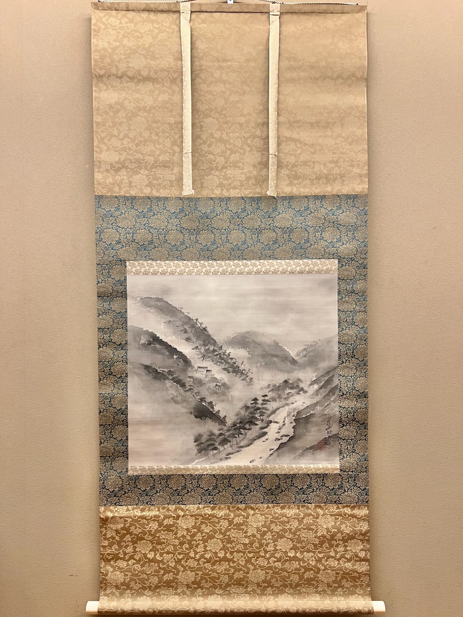 不詳/作者不詳/一行書/布袋屋掛軸HJ-833 不詳/作者不詳/一行書/布袋屋