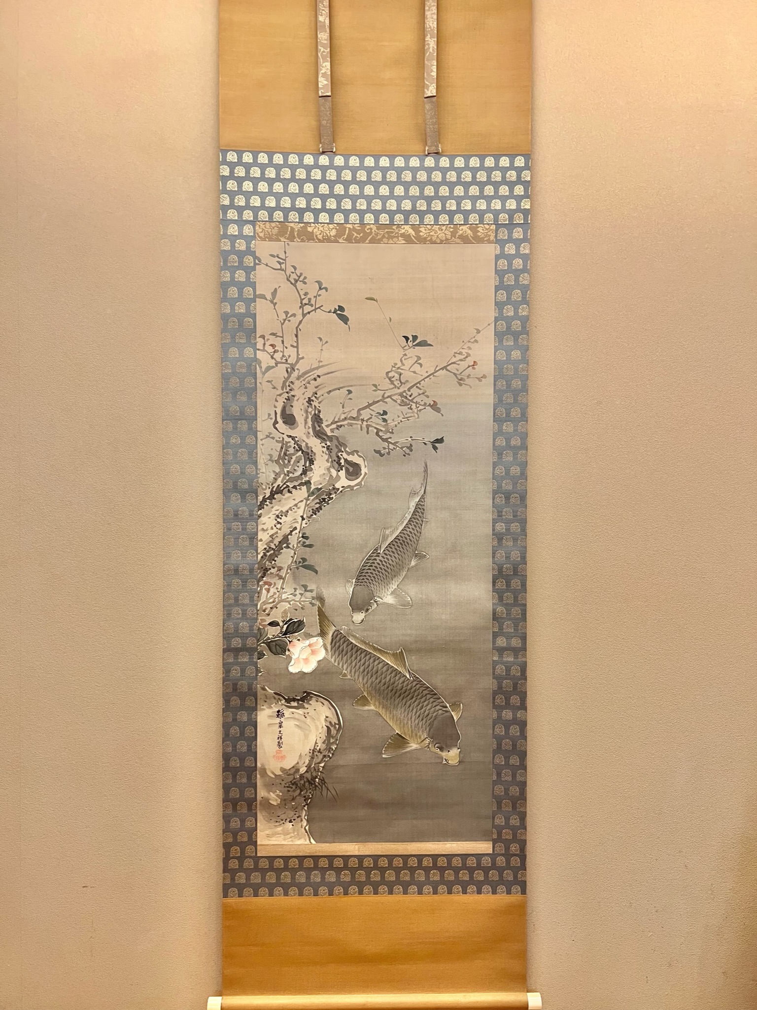 AKa3299黒田稲皐肉筆掛軸縦額鳥取県額サイズ約78cm×約59cm