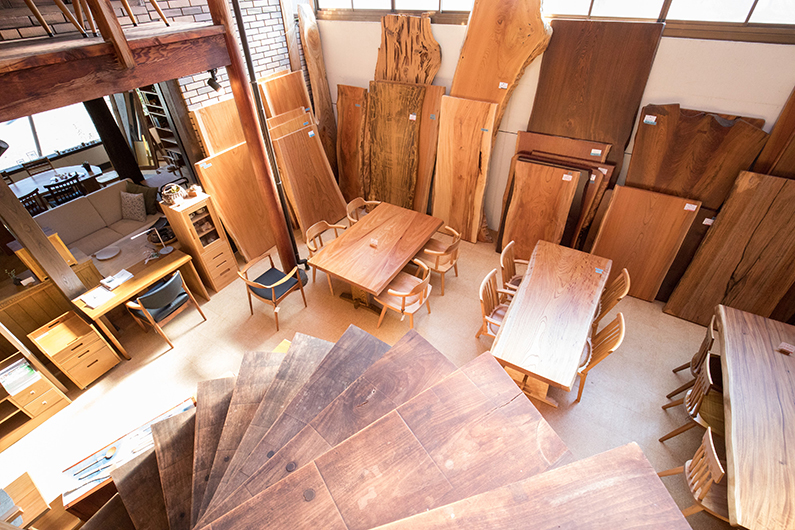 店舗案内】｜一枚板テーブル、天然木無垢材家具の製作・通販・販売｜一
