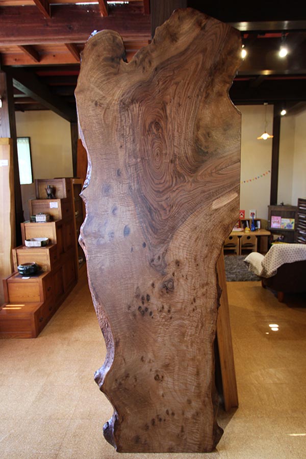 神奈川県 海老名店展示 一枚板 ブラックウォールナット材 テーブル用天