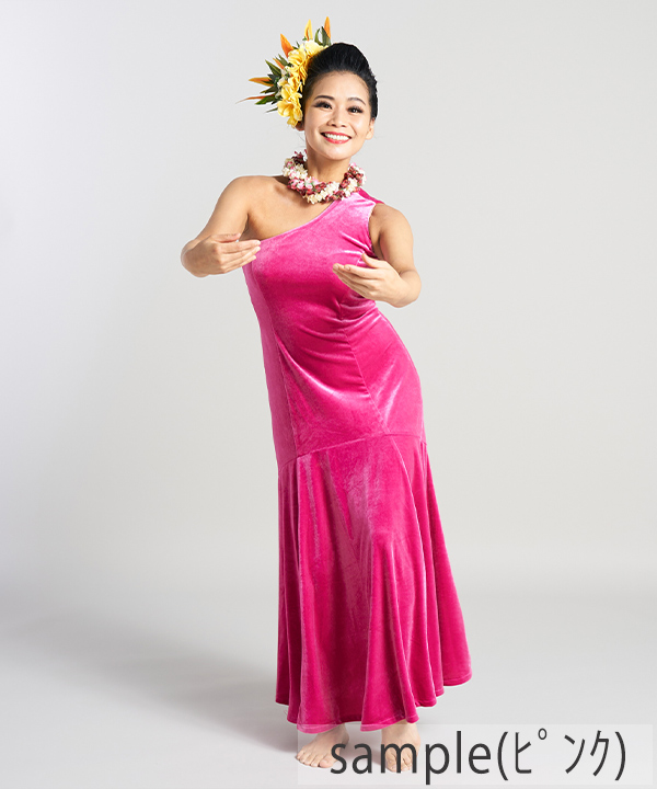 マウナロア【Maunaloa】|フラダンス衣装の専門店|ワンショルダードレス