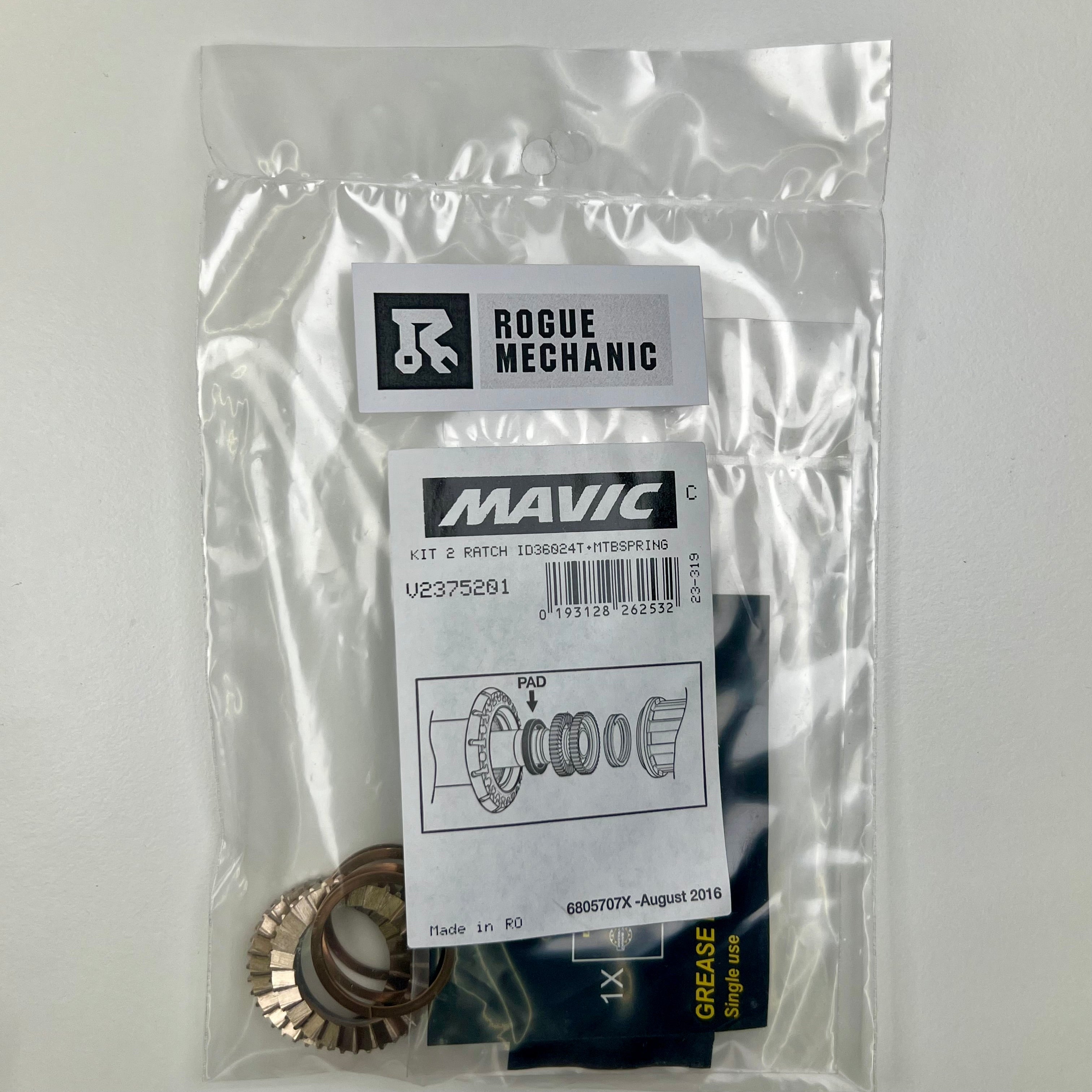 Mavic ID360 MTB 24T Ratchet Kit V2375201 | Spring Grease Pad