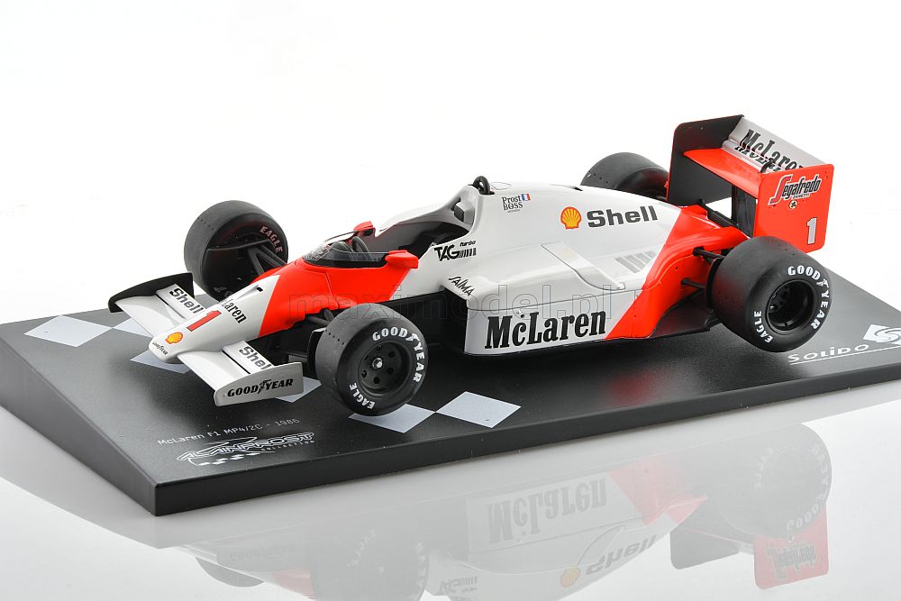 F1 McLAREN MP4/2C #1 A.Prost World Champion 1986 1/18 SOLIDO **