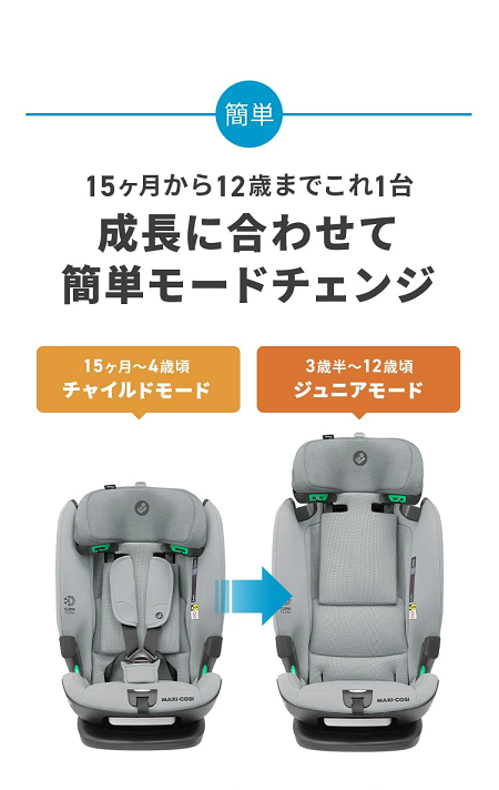 チャイルドシートのMAXI-COSI（マキシコシ）