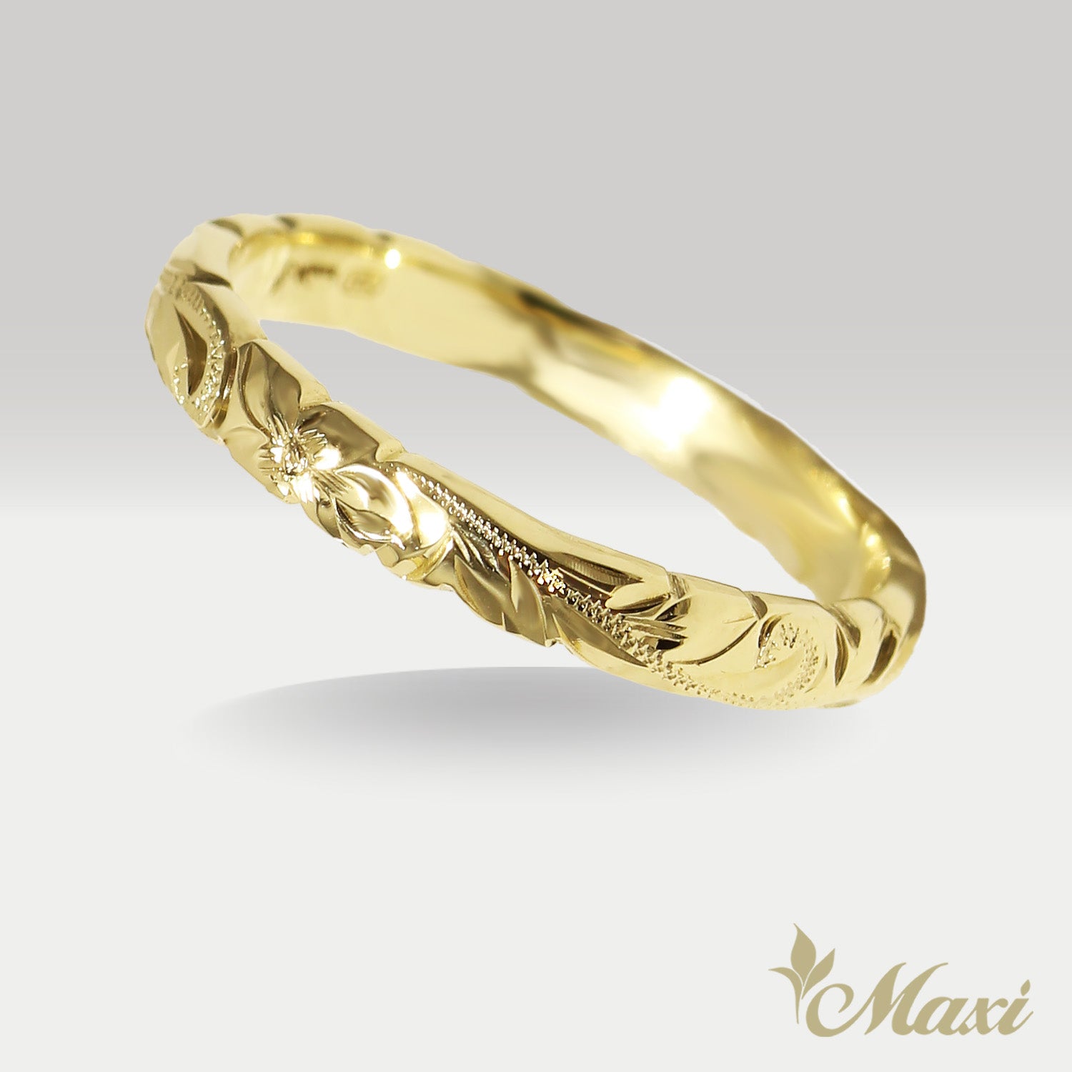 Gold Ring ゴールドリング – Maxi Hawaiian Jewelry マキシ ハワイアン