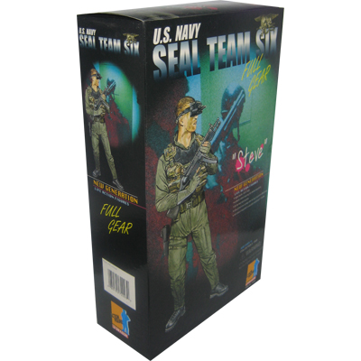 Steve Seal Team Six Dragon Action Figure - Machinegun