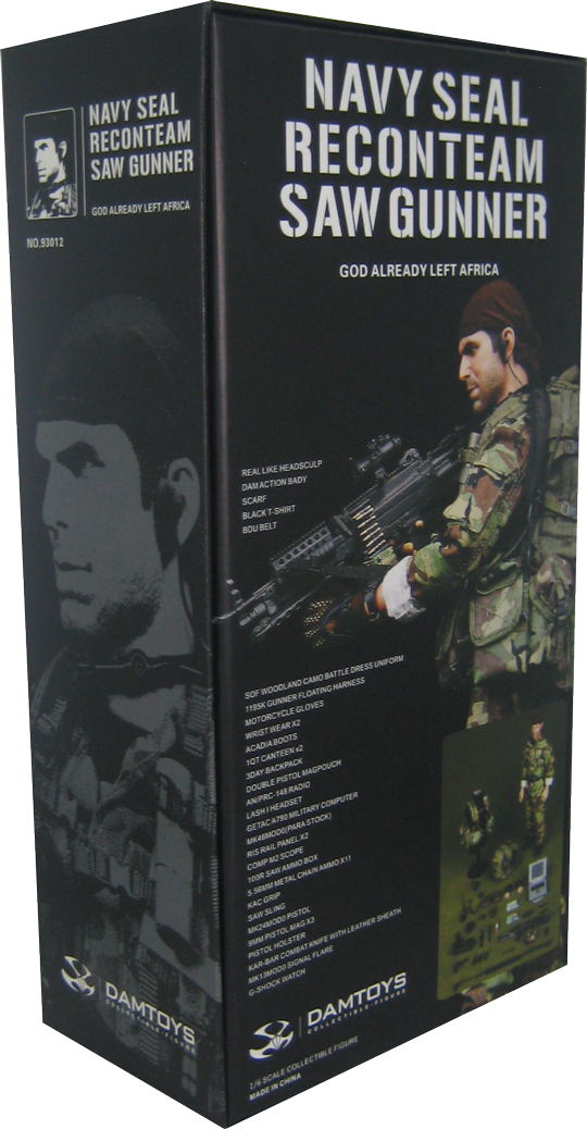 NAVY SEAL RECONTEAM SAW GUNNER Dam Toys - Machinegun