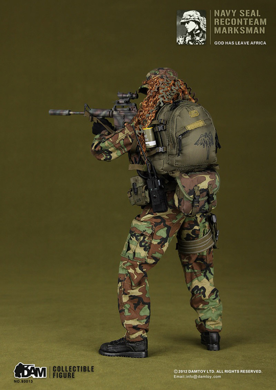 NAVY SEAL RECONTEAM - MARKSMAN Dam Toys - Machinegun