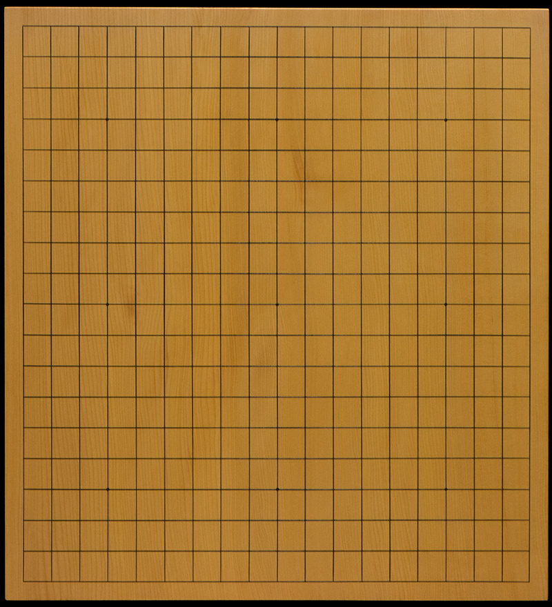 本榧足付碁盤 7寸2分（天柾） ga70010 | 前川榧碁盤店