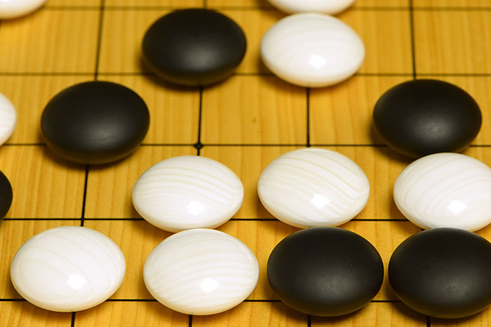 本蛤碁石 月印42号 | 前川榧碁盤店